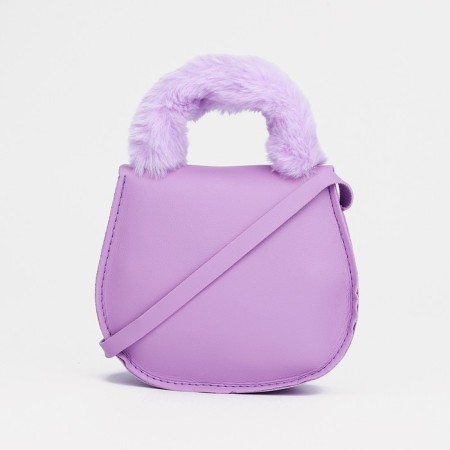Baby bag on fasting, lilac color-1