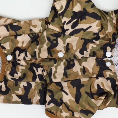 Combiason for dogs, a demi -season with a lining, size S (DS 25, OG 37cm), camouflage-11