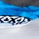 Board of the round "Pachta", 12.5 cm, white