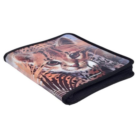 A5+notebook folder, lightning around, plastic 0.55, Erichkrause Wild Cat-1