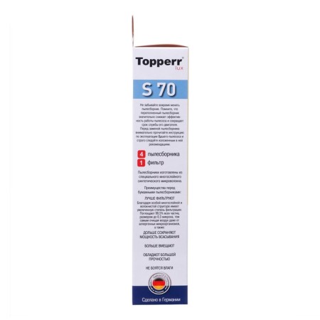 Topperr Lux S 70 synthetic vacuumber for Samsung vacuum cleaners, 4 pcs. + 1 filter-3