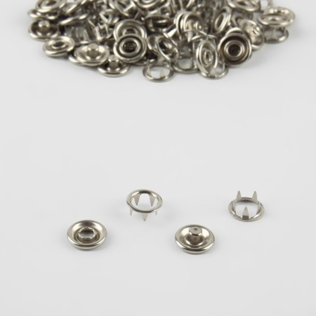 Shirt, open button, d = 7.8 mm, nickel color-1