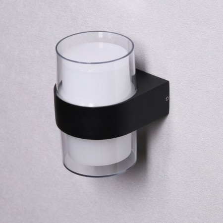 Facade lamp "Double Grand", FSD-081, 10 W, 3000K, IP65, 220 V, Metal, Black-3