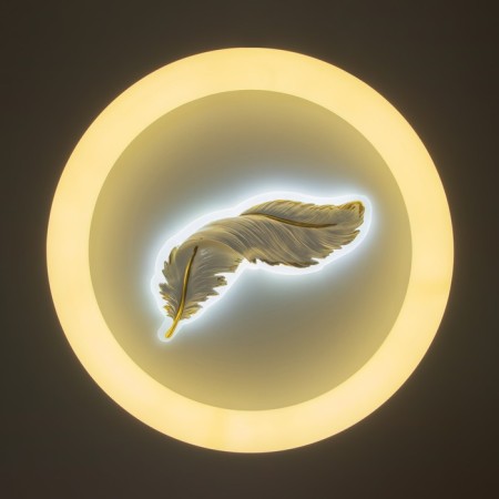 Lamp "Feat" LED 116W white 50x50x8 cm-2