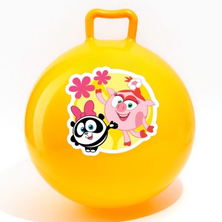 Ball jumping swords "Friends", ordinary with handles, d = 45 cm, 350 g, mix color-5