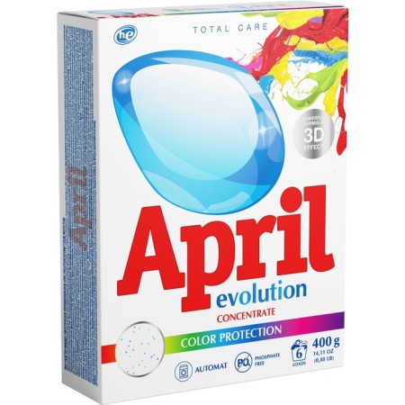 April Evolution, Color, Protection, Automatic, for washing color linen, 400 g
