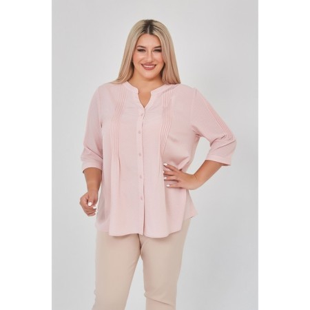 Female shirt, size 54, pink color-2