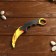 Souvenir weapons made of wood "Kerambit, marble gradient"