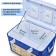 Arctic thermal container, 60 l, 64 x 43.5 x 40 cm, 2 containers for ice, blue