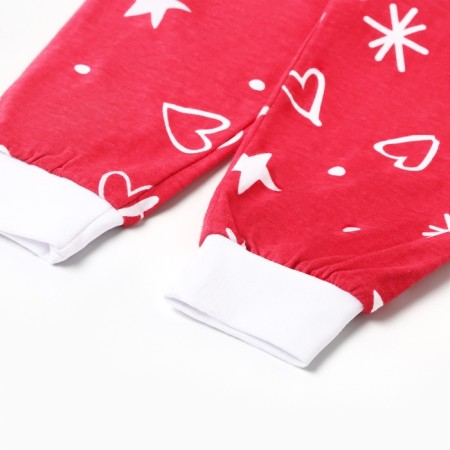 New Year. Pajama Children's NG Penguin, white/red color, height 110-4