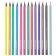 Colored pencils, 12 colors, trihedral, blue tractor