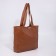 Shopper bag on magnet, brown color