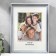 Photo frame plastic 30x40 cm "Gray wood with a double white frame" 43.4x33.4 cm