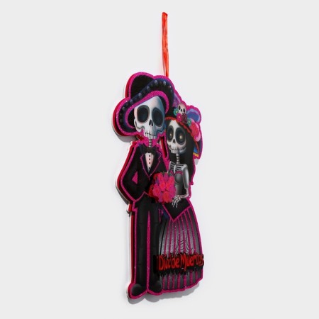 Decorative luminous jewelry (suspension) "Happy couple" 36.5x24 cm-4