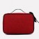 Cosmetic bag with a zipper, with a lining, burgundy color