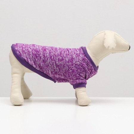 Melange sweater, size XL (DS 35, Osh 32, OG 50 cm), purple-1