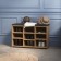 Shoe cabinet, 780 × 295 × 500 mm, color walnut Lyon / oak craft golden