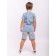 Set for a boy: T -shirt, shorts, height 146 cm