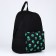 Backpack of school textile "Alien", with a pocket, black color
