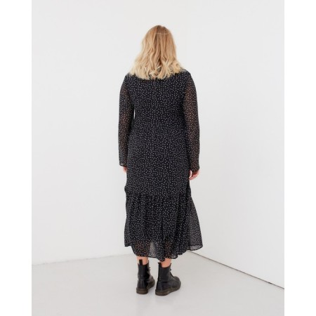 Women's dress Midy Mist Plus-Size, R.58, Black-4