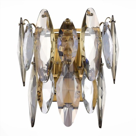 Sconces st. SL1227.301.02. Ancona. 2x40 watts, E14, 26.8x29 cm, brass color