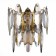 Sconces st. SL1227.301.02. Ancona. 2x40 watts, E14, 26.8x29 cm, brass color