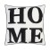 Decorative pillowcase "Ethel" Boho Home, 45x45 cm, black color