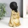Souvenir Polystone "Little Buddha in Gold. Mistles" MIX 8x7.7x16.5 cm