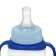 A bottle for feeding, a classic throat, with handles, 250 ml., From 3 months., Blue color