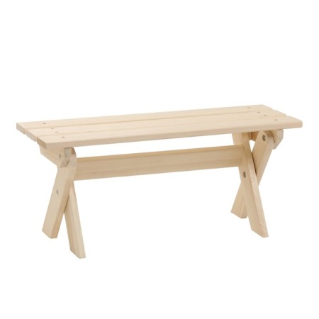 Wooden -folding storage shop "Dobroparov" 100x33x45 cm, for a bath, load up to 100 kg