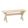 Wooden -folding storage shop "Dobroparov" 100x33x45 cm, for a bath, load up to 100 kg