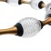 Assini Lamp with PDU 12XLED 90W black and gold 88x88x10-110 cm