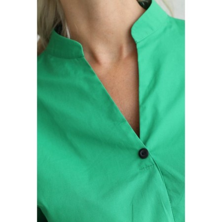 Female shirt, size 54, green color-3