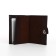 Male purse on Magnet, 3 in 1, for bills, auto documents and passports, brown color