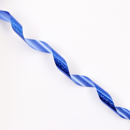 Holographic tape for decor and gifts, blue, 2 cm x 50 m-2