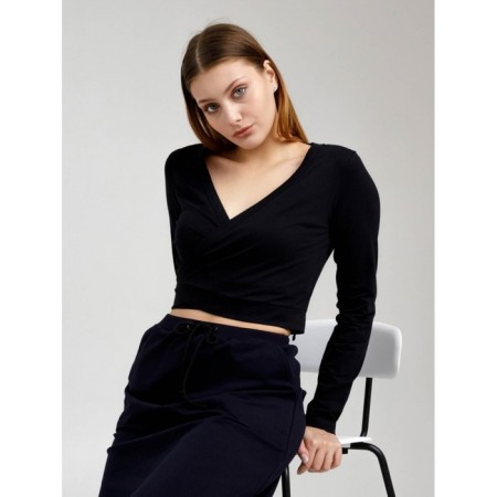 Women's longing, size 44, black color-4