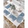 A set of napkins for setting the Snow Deer table, rectangular, size 32x46 cm, 4 pcs