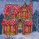 Domovita towel Gift Red, 50x70 cm, Rogozhka 170 g/m, HL100%
