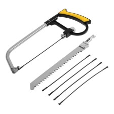 A set with a hacksaw tundra, metal files 5 pcs., Universal saw 1 pc.