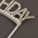 Topper "Happy Birthday", with rhinestones and beads