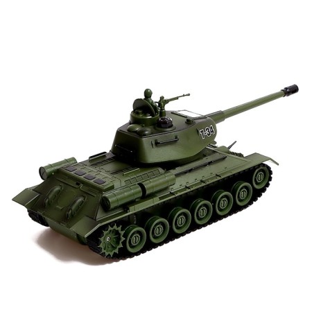 T34 vs Tiger tank battle, radio control, 2 tanks, light and sound-9