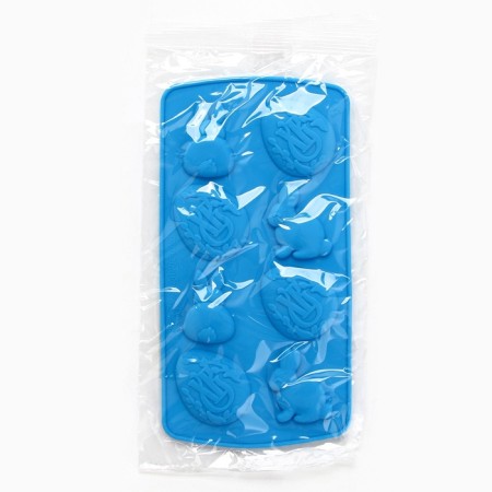 Silicone form for baking on Easter "Bunny", Blue, 10.6 x 20.7 cm-5