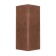 PPK parapet for a fence span, 50 × 28.5 × 2.5 cm, brown, “flexible tile”