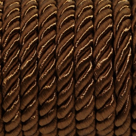 Cord twisted, d = 5 mm, 10 ± 1 m, brown color-1
