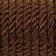 Cord twisted, d = 5 mm, 10 ± 1 m, brown color