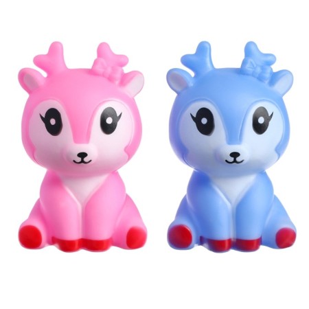A set of rubber toys for the bathtub "deer", 2 pcs, color mix, crush me-5