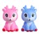 A set of rubber toys for the bathtub "deer", 2 pcs, color mix, crush me