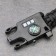 5B1 survival bracelet (paracord - 3 m, compass, whistle, fire, lantern), black