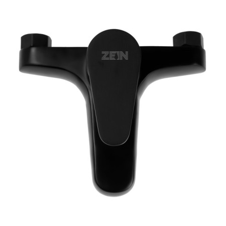 Bath mixer Zein Z3835, one -leaf, shower set, black-5