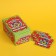 The candy exploding "bombing", the taste of fruits and strawberries, with a chewing elastic band, 3 g